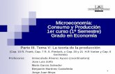 Microeconomía: Consumo y Producción 1er curso (1º Semestre) …inmaculadaalvarez.net/wp-content/uploads/2014/05/Parte... · 2016-12-08 · •RENDIMIENTOS CONSTANTES DE ESCALA.-