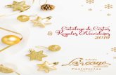 Catálogo de Cestas Regalos NavideñosSe acerca la Navidad y Pastelerías Adolfo Lazcano, como en años anteriores, presenta el catálogo de Navidad 2019 ofreciéndoles nuestras Cestas