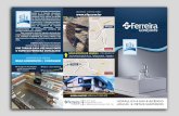Folder Institucional Ferreira · Vivemos grandes transformações desde a J. Ferreira Gonçalves, nossa primeira loja de artigos sanitários na Av. Paraná, na década de 20. Era
