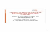 CARRERA DE ESPECIALIZACION EN …biotecnologiaindustrial.fcen.uba.ar/wp-content/uploads/...Clases de biorreactores: - Tanque agitado - Columna de burbujas - Airlift loop - Células