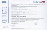 BEX-SP-Kiwa-Inspecta - Certificate No. 16-1008709-103 Rev ... · BEX-SP-Kiwa-Inspecta - Certificate No. 16-1008709-103 Rev. 3 DCR4499. Kiwa Inspecta AB Box 7178 170 07 Solna Sweden