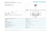 DCCK 30 M 40/10 AIK · DCCK 30 M 40/10 AIK Detector de proximidad inductivo di-soric GmbH & Co. KG Steinbeisstraße 6 DE-73660 Urbach Fon + 49 (0) 71 81 / 98 79 - 0 Fax + 49 (0) 71
