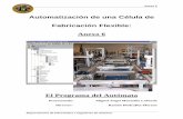Automatización de una Célula de Fabricación Flexible: Anexo 6automata.cps.unizar.es/proyectos fin de carrera PDF...Anexo 6 Departamento de Informática e Ingeniería de Sistemas