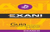 Guía EXANI-III 10a. ed. - UNAM · 2014-06-16 · básico, medio superior y superior. Una de sus pruebas más demandadas es el Examen Nacional de Ingreso al Posgrado (EXANI-III),