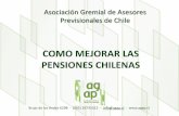 Asociación Gremial de Asesores Previsionales de Chile · Seguro de Sobrevida. Fundamentación: PROPUESTAS . Fórmula de Cálculo de Pensión (Retiro Programado y Rentas Temporales)