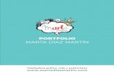 PORTFOLIO · PORTFOLIO MARTA DêAZ MARTêN Dise adora gr Þca, web y publicitaria