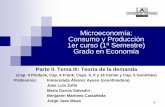 Microeconomía: Consumo y Producción 1er curso (1º Semestre ...inmaculadaalvarez.net/wp-content/uploads/2014/05/Parte-II.-Tema-III4.pdf · Elasticidad-precio de la demanda: Relación