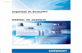 Seguridad de DeviceNet - Omron · E/S de seguridad de la serie DST1 Z904 Seguridad de DeviceNet Manual de configuración del sistema WS02-CFSC1-E Información sobre la utilización