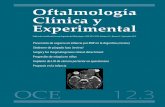 Oftalmología Clínica y Experimental · Oftalmología Clínica y Experimental OCE 12.3 Publicación cientí˜ca del Consejo Argentino de Oftalmología • ISSN 1851-2658 • Volumen