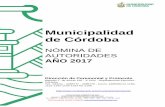 Municipalidad de Córdobacdn01.cordoba.gob.ar/.../2017/02/protocolo-2017-febrero.pdf · subdirecciÓn de prevenciÓn y sensibilizaciÓn social Subdirectora: Sra. Claudia Analía SOSA