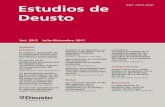 Estudios de Deusto Estudios de Deusto Volume 59, Issue 2, July-December 2011 Vol. 59/2 Julio-Diciembre 2011 Estudios de Deusto 59/2 Sumario Estudios El origen y desarrollo de la S