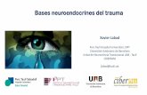 Bases neuroendocrines del trauma · Bases neuroendocrines del trauma Xavier Labad Parc Taulí Hospital Universitari, I3PT Universitat Autònoma de Barcelona Unitat de Neurociència