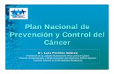 Plan Nacional de Prevención y Control del CáncerPlan Nacional de Prevención y Control del Cáncer Dr. Luis Pinillos Ashton Presidente de la Coalición Multisectorial Perú Contra