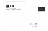 ESPAÑOL MODELO : LAC8910N /LAC7910N · 2016-04-06 · patibles con los reproductores LG. Si establece la opción en Live File System, no podrán utilizarse en reproductores LG. (Mastered/Live