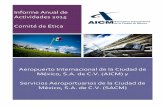 Informe Anual de Actividades 2015 Comité de ... - aicm.com.mx · AICM Aeropuerto Internacional de la Ciudad de México, S.A. de C.V. SACM Servicios Aeroportuarios de la Ciudad de