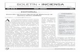 BOLETÍN • INCIENSA · La glucosa fue la prueba bioquímica más utilizada en los labo-ratorios del país, sin embargo, aún no ha sido estandarizada. Por eso, sólo en dos regiones,