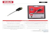 Spec Sheet Cable HDMI DH6HH · Cable de doble filtro que elimina interferencias y distorsiones. Trademark(s) ® Registered Marca(s) Registrada(s) Fotos y características están sujetas