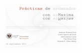 Prácticas de ordenador con wxMaxima - UGRalaminos/resources/Apuntes/maxima... · 2011-09-16 · 2 Gráﬁcos52 2.1 Funciones 52 2.2 Gráﬁcos en el plano con plot2d 60 2.3 Gráﬁcos