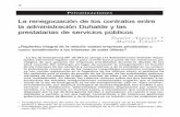 La renegociación de los contratos entre la administración ...publicacioneseconomia.flacso.org.ar/images/pdf/178.pdf · texto del artículo Nº 10 de la ley de Convertibilidad, por