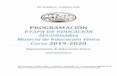PROGRAMACIÓN - IES Ramiro IIiesramiroii.centros.educa.jcyl.es/sitio/upload/PROGRAMACION_ESO_E.pdf · Pruebas de Agilidad, de Equilibrio estático y dinámico y de Coordinación.