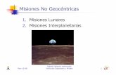 1. Misiones Lunares 2. Misiones Interplanetariasaero.us.es/astro/files0607/2006VEMinter.pdf · 2008-03-12 · puntos constituyen el límite que divide el espacio en dos zonas, en