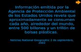 Información emitida por la Agencia de Protección Ambiental ...asocanalesmaipo.cl/wp-content/uploads/2015/08/bolsas_plasticas.pdfInformación emitida por la Agencia de Protección