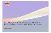 NORMATIVA NACIONAL GRADOS - BUENArfek.es/images/pdf/normativas/gradosk2012.pdf · aspecto del Karate. Dicho trabajo, que constará de un mínimo de seis folios y un máximo de diez