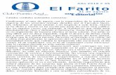 Año 2018 # 35 El Farito - Club Puerto Azulclubpuertoazul.com/farito/farito_35_2018.pdf · 2018-08-31 · Tiburones de La Guaira B.B.C. y la Fundación Puerto Azul, y que está en