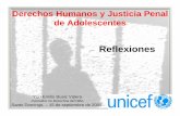derechos y justicia penal2 - unicef.org2).pdfLas garantías procesales constituyen la afirmación de los derechos humanos, especialmente del derecho humano a la justicia. nadie puede
