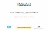 LISTA DE ENLACES UNIVERSITARIOS BANXICOeduca.banxico.org.mx/pdfs/enlace-universitario/{BC... · Lista de folios seleccionados . 11533193 31601524 48004715 61415613 78321357 11573823