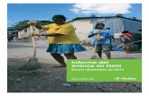 Informe del avance en Haití · 6 Informe del avance en Haití 2011 La respuesta de Oxfam El enfoque de Oxfam en 2011 ha evolucionado en consonancia con la cambiante situación humanitaria,