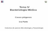 Tema IV Bacteriología Médicauvsfajardo.sld.cu/sites/uvsfajardo.sld.cu/files/ii_cocos_piogenos-_1ra_parte.pdf · Objetivos Nombrar las bacterias según la nomenclatura binaria. Enumerar