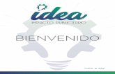BIENVENIDO - Idea Publicidad · Hoja membrete Diseño de power point Sobre ... Cubrimiento fotográﬁco y de Video para eventos Edición de videos Tomas con dron Books para artístas