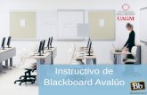 Instructivo de Blackboard Avalúo · 04 Generar el informe de los resultados del avalúo. 03 Calificar el ejercicio de avalúo a través de la rúbrica. Convertir la rúbrica dentro