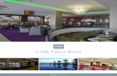 HOTELS Çelik Palace Bursa - bluebayresorts.com · · Salas de reuniones / banquetes · Restaurantes/ Visitas turísticas · Venta de entradas e información turística · Peluquería