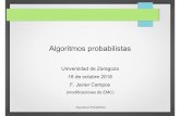 181018 algoritmos Probabilistas.ppt [Modo de compatibilidad]webdiis.unizar.es/asignaturas/APD/wp/wp-content/uploads/2013/09/181018... · x lingotes de oro. Un dragónvisita ... generadores