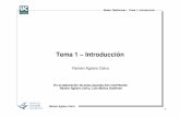 Tema 1 – Introducción · 2017-06-16 · 16 Ramón Agüero Calvo Redes Telefónicas – Tema 1: Introducción Estructura de la red telefónica Conexión entre centrales − A través