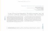 Las Comunidades Autónomas en la crisis: cifras, …asocex.es/wp-content/uploads/PDF/Pag 39-50-n59-5.pdfLa crisis económica impactó de manera clara en las cuentas públicas a partir