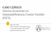 CASO CLÍNICO: Diarrea recurrente en Inmunodeiienia omún ...microinfectio.blogs.uv.es/files/2018/05/Diarrea-recurrente-en-IDCV.pdf · • La mayoría de paientes →etioloía desonoida