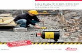 Los láseres de construcción más resistentes en obra - MMT EQUIPOS · 2018-06-27 · Leica Rugby Accesorios La familia de receptores y accesorios RodEye ofrece soluciones para la