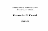 Escuela El Peral 2019 - Comunidad Escolar1 Refrigerador Actualmente la escuela se encuentra totalmente remodelada en sus paredes y ... beneficiarios de muchas acciones realizadas en