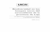 Biodiversidad en los bosques secos del suroccidente de la ... · Vázquez, M.A., M. Larrea, L. Suárez y P. Ojeda (Eds.). 2001. Biodiversidad en Los bosques secos del suroccidente