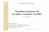 P6 - Transformaciones de modelo a modelo con ATL · INSTALACIÓN TRANSFORMACIONES DE MODELO A MODELO CON ATL 28/11/13 3 PL2 - Transformaciones de modelo a modelo con ATL