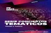 SERIE CONCIERTOS TEMATICOS · Escuela de Música del Mozarteum de Caracas. En 1997 es seleccionado para la Beca de las Américas, patrocinada por el Ken-nedy Center de Washington