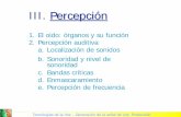 Presentación de PowerPointphysionet.cps.unizar.es/~eduardo/docencia/tvoz/tema3/tema3.pdf · imagen del sonido externo y se localiza dentro de la cabeza. 2. Ecos y reverberación