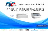 TARIFA P.V.P. 2019 - Refrimak Hosteleria, S.L.refrimak.com/wp-content/uploads/2019/05/catalogo-Frio... · 2019-05-27 · t t t.. 5 PRODUCTO FABRICADO ARCÓN CONGELADOR Puerta abatible