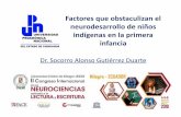 Factores que obstaculizan el neurodesarrollo de niños indígenas … · 2019-09-09 · de influencias desde los 45 días de nacidos, presentan mayor neurodesarrollo que los niños