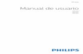 Manual de usuario - Philips · consulte el manual de instalación). Paso 3: seleccione Inalámbrico y redes > Conectar a la red y pulse OK. Paso 4: seleccione Conectar a la red y