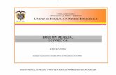 REPUBLICA DE COLOMBIA MINISTERIO DE MINAS Y ENERGIA … · BOLETIN MENSUAL DE PRECIOS. UNIDAD DE PLANEACION MINERO ENERGETICA. ENERO 2005 1 BOLETIN MENSUAL DE PRECIOS ENERO 2005 (Cualquier