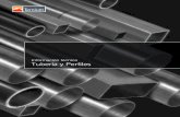 Información técnica Tubería y Perfiles · 1 Somos una empresa fabricante de aceros laminados, recubiertos, largos, tubos y perfiles, líderes en el mercado latinoamericano y con